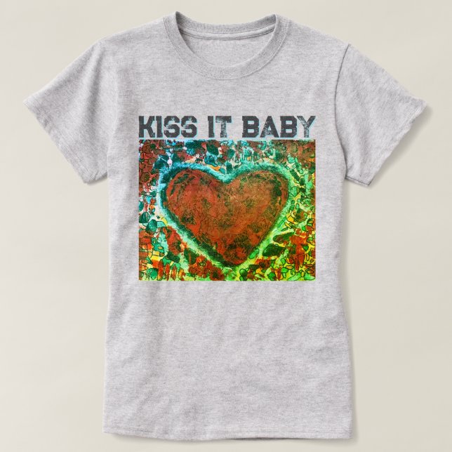 Camiseta cardíaca (Frente do Design)