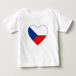 Camiseta Cardíaca Czechia Flag