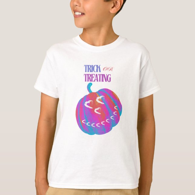 Camiseta Cardíaca Psicodélica Pumpkin (Frente)