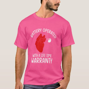 Camiseta Cardíaco - Doentes com Cirurgia Cardíaca - Bateria