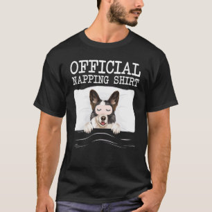 Camiseta Cardigan Galês Oficial de Cochilo Sono Corgi