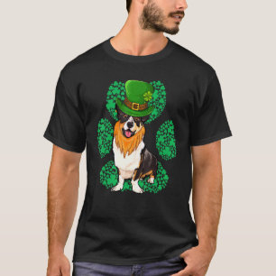 Camiseta Cardigan Leprechaun Welsh Corgi Dia de São Patríci
