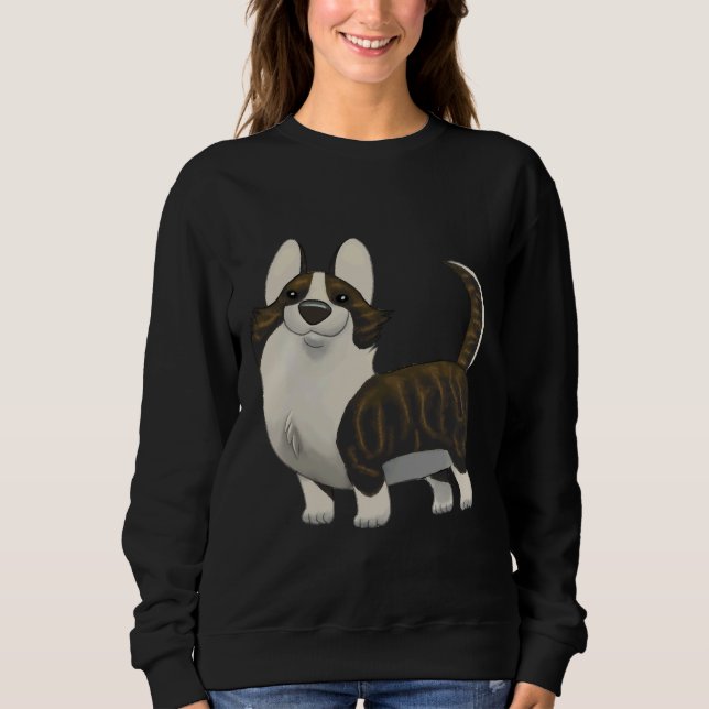 Camiseta Cardigan Welsh Corgi Brindle   (Frente)