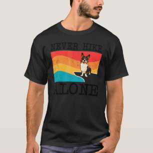 Camiseta Cardigan Welsh Corgi Gráfico Nunca Faça Trilhas So
