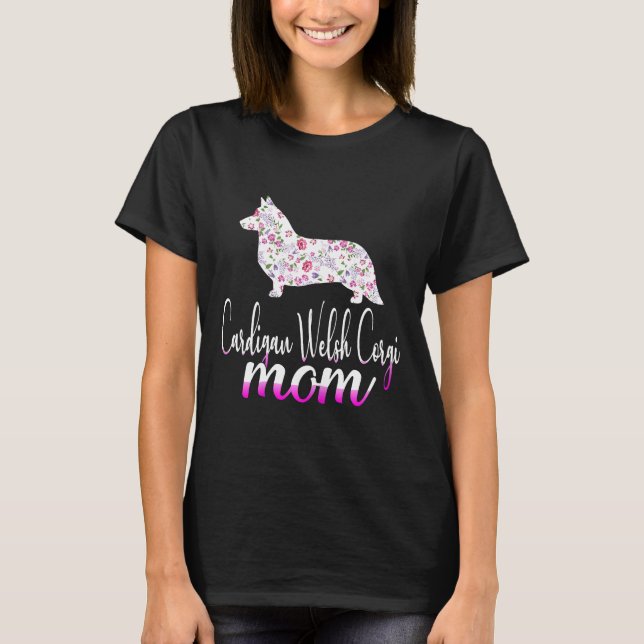 Camiseta Cardigan Welsh Corgi Mãe (Frente)