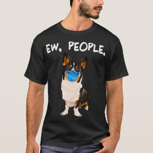 Camiseta Cardigan Welsh Corgi Ow Pessoas Cão Vestindo Mães