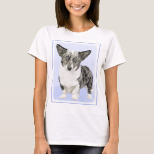 Camiseta Cardigan Welsh Corgi - Pintura Original para Cacho