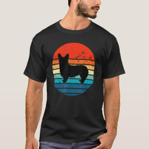 Camiseta Cardigan Welsh Corgi Retro Vintage 70s 80s Cão