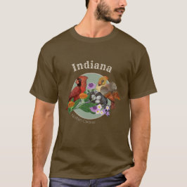 Camiseta Cardinais de Norte de Indiana com Plantas Nativas