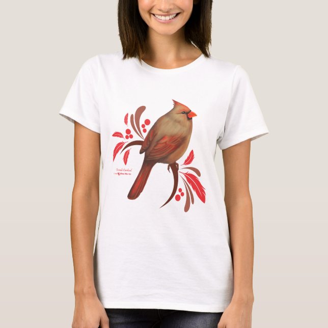 Camiseta Cardinal-Female (Frente)