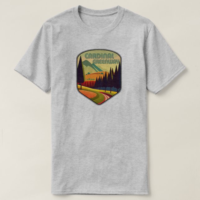 Camiseta Cardinal Greenway Indiana Colors (Frente do Design)
