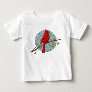 Camiseta Cardinal Vermelho, o pássaro do Natal