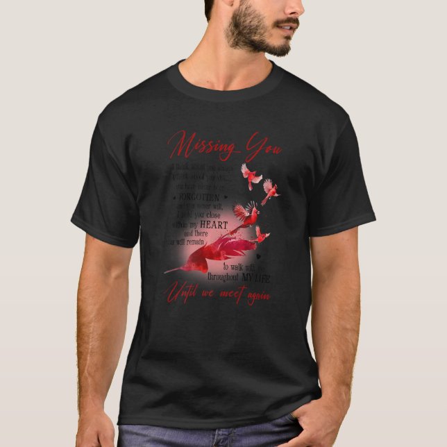 Camiseta Cardinals I Think About You Always Guardian Angel  (Frente)