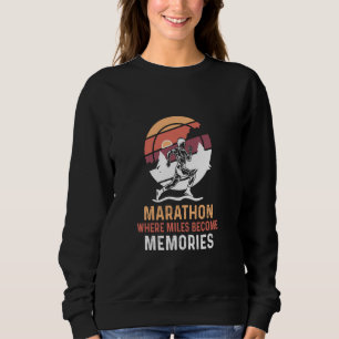 Camiseta Cardio de Corrida de Treinamento Marathon Miles em