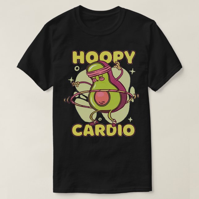 Camiseta cardio de hoopy (Frente do Design)