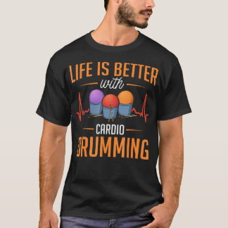 Camiseta Cardio Drumming Gym Fitness Class Workout