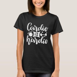 Camiseta Cardio é Hardio Funny Gym Malhação Cote 