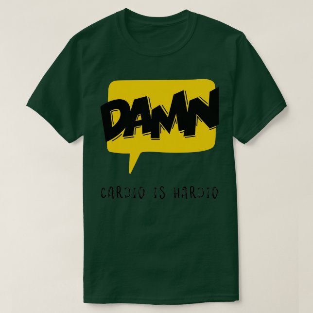 Camiseta Cardio é o hardio 1 (Frente do Design)