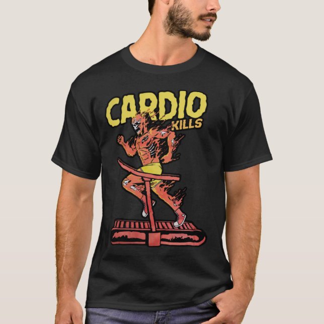 Camiseta Cardio Matares Skeleton Skull Running Marathon (Frente)