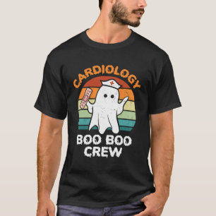 Camiseta Cardiologia Boo Crew Halloween Ghost Nurse Group M