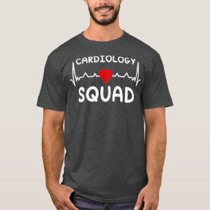 Camiseta Cardiologia Esquadrão Enfermeiro Cardíaco Cardiolo