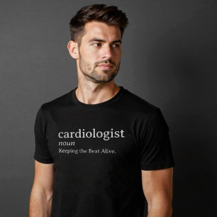 Camiseta Cardiologista Funny Mantém Vivo o Beat