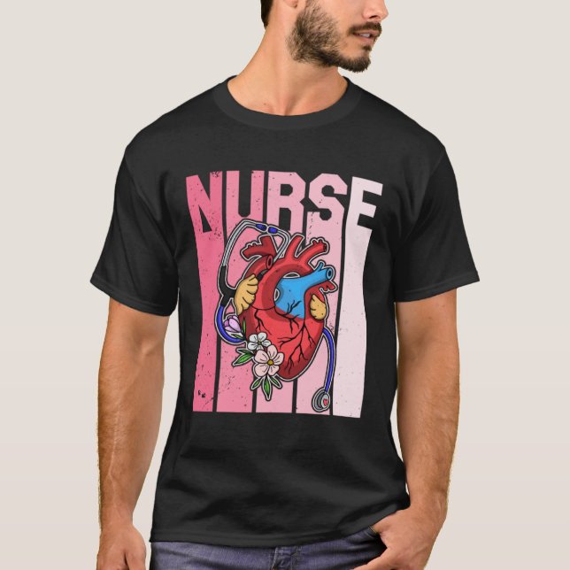 Camiseta Cardiology Cardiologist Cardiograph Nurse Professi (Frente)