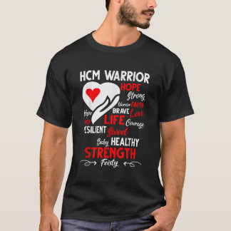 Camiseta Cardiomiopatia Hipertrófica Sensibilização HCM