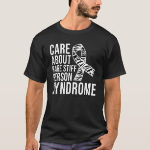 Camiseta Care About Rare Stiff Person Syndrome Awareness De
