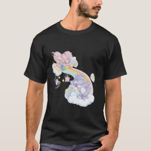 Camiseta Care Bears Alegria e Compartilhe Cachoeira Arco-ír