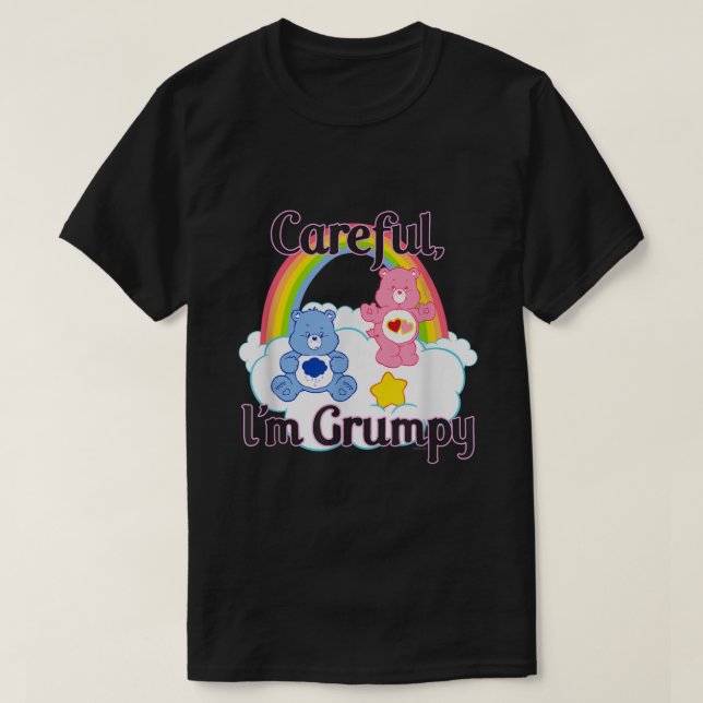 Camiseta Care Bears Careful Im Grumpy  (Frente do Design)
