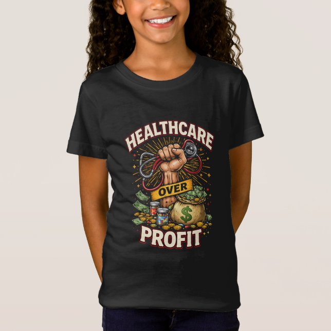 Camiseta Care Before Profit (Frente)