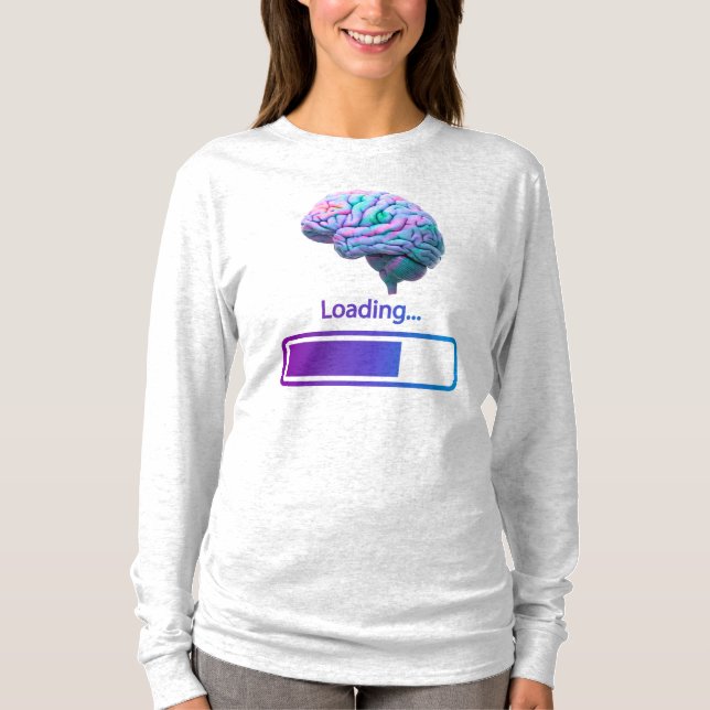 Camiseta carga cerebral (Frente)