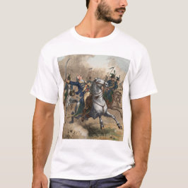 Camiseta Carga da Batalha de Savannah da Revolução American
