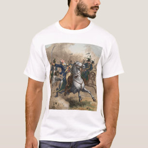 Camiseta Carga da Batalha de Savannah da Revolução American