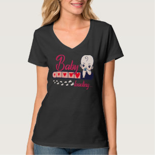 Camiseta Carga De Bebê Bonita Para Anunciação De Gravidez H