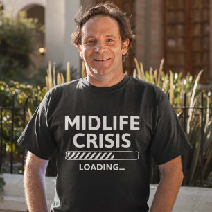 Camiseta Carga de Crise da Midlife