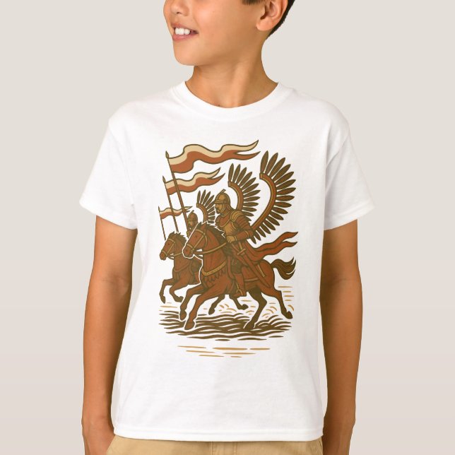 Camiseta Carga dos Husares Alados Poloneses (Frente)