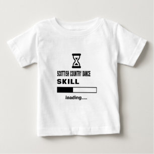 Camiseta Carga escocesa da habilidade da dança de país