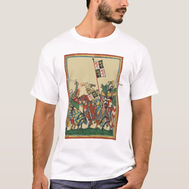 Camiseta Cargas de Cavalos, Codex Manesse do século 14 (Frente)