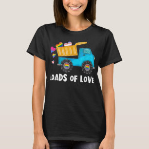 Camiseta Cargas De Orgulho gay De Trator De Amor