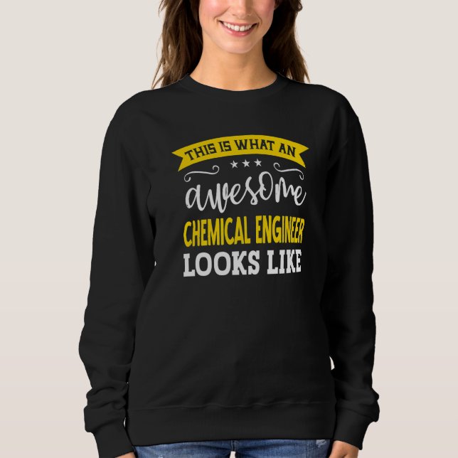 Camiseta Cargo de Engenheiro Químico Título de Funcionário  (Frente)