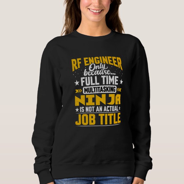 Camiseta Cargo De Engenheiro Rf Do Técnico De Radiofrequênc (Frente)