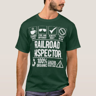 Camiseta Cargo de Inspetor Ferroviário