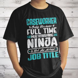 Camiseta Cargo do Caseworker Profissão Funny Caseworker