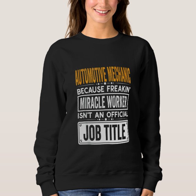 Camiseta Cargo Oficial Mecânico Automotivo (Frente)
