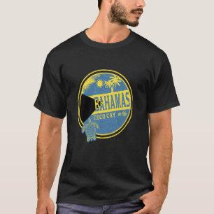 Camiseta Caribe Bahamas Coco Cay Férias Vintage Tropical