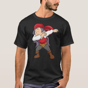 Camiseta Caribe Buccaneer Freebooter Sea Thief Girl Dabb
