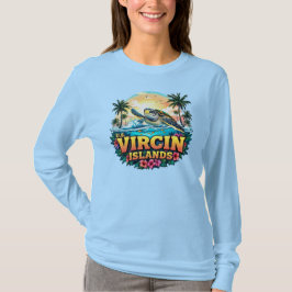 Camiseta CARIBE das Ilhas Virgens dos EUA