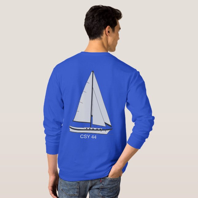 Camiseta Caribe de iates à vela CSY 44 (Parte Traseira Completa)